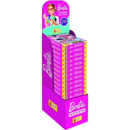 Boutique de mode éco responsable Barbie - Fashion boutique Barbie - en carton rigide avec poupéé Barbie - LISCIANI ROSE 4 - vertbaudet enfant 