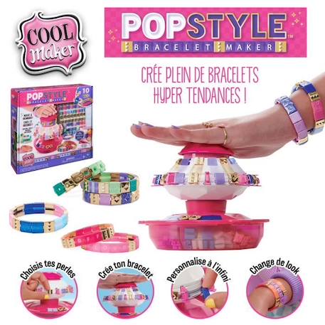 Machine à Bracelets Cool Maker - Jusqu'à 10 Bracelets - SPIN MASTER ROSE 1 - vertbaudet enfant 
