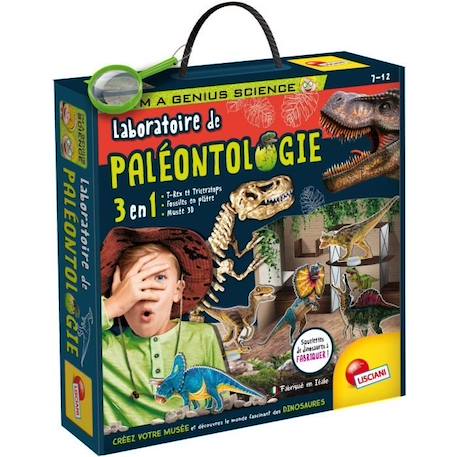 Génius Science - jeu scientifique - la science de la paleonthologie - LISCIANI NOIR 1 - vertbaudet enfant 