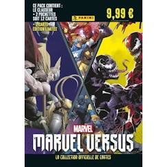 Jouet-Activités artistiques et musicales-Collection Marvel Versus - Pack de démarrage PANINI - Super-héros contre super-vilains