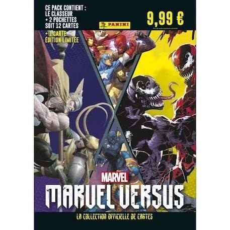 Collection Marvel Versus - Pack de démarrage PANINI - Super-héros contre super-vilains NOIR 1 - vertbaudet enfant 