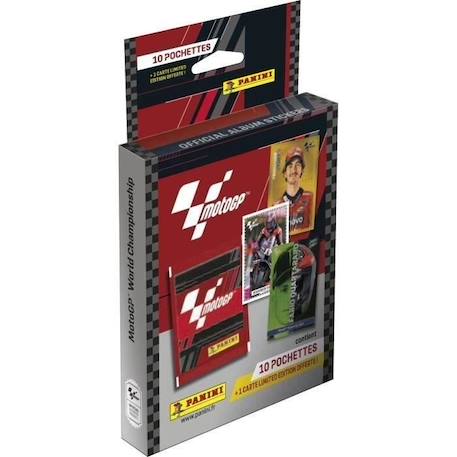 Collection MOTO GP 2023 - Blister 10 pochettes + carte édition limitée PANINI ROUGE 1 - vertbaudet enfant 
