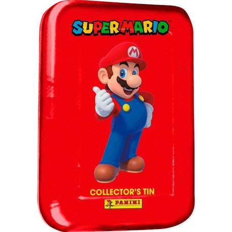 Trading Card - Panini - Super Mario - Boîte métal 8 pochettes + 3 cartes édition limitée - Rouge - Mixte - 6 ans ROUGE 1 - vertbaudet enfant 