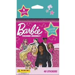 -Stickers Barbie - Blister 8 pochettes PANINI
