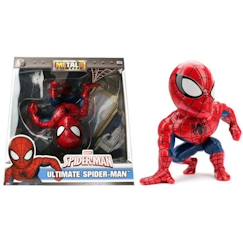 Jouet-Jeux d'imagination-Figurine Spiderman en métal 15cm - SIMBA.DICKIE.GROUP - Metals - Blanc Noir - A partir de 8 ans