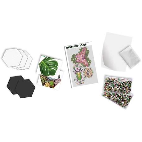 SES CREATIVE - Beedz Art - Hex tiles botanique BLANC 2 - vertbaudet enfant 