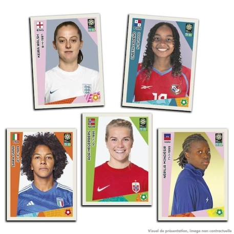 Boîte de 9 pochettes Coupe de monde féminine de la  FIFA 2023™ - PANINI BLANC 3 - vertbaudet enfant 