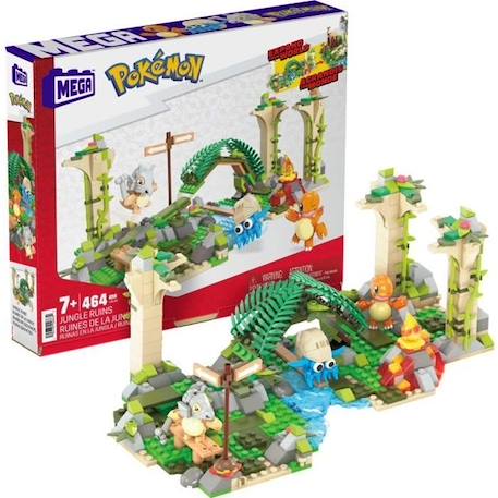 Mega Construx - Pokémon - Les Ruines Oubliées - jouet de construction - 7 ans et + VERT 1 - vertbaudet enfant 