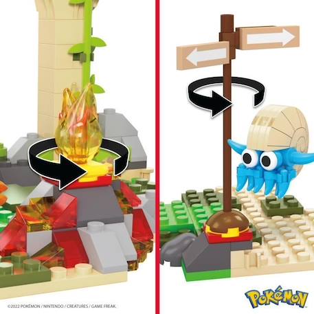 Mega Construx - Pokémon - Les Ruines Oubliées - jouet de construction - 7 ans et + VERT 6 - vertbaudet enfant 