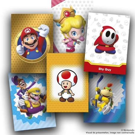 Jeu de cartes - PANINI - Super Mario Trading Cards - Collection de 252 cartes dont 18 en or et 18 en argent ORANGE 4 - vertbaudet enfant 