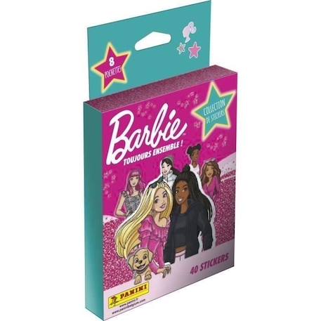 Stickers Barbie - Blister 8 pochettes PANINI BLANC 2 - vertbaudet enfant 