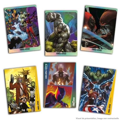 Collection Marvel Versus - Pack de démarrage PANINI - Super-héros contre super-vilains NOIR 2 - vertbaudet enfant 