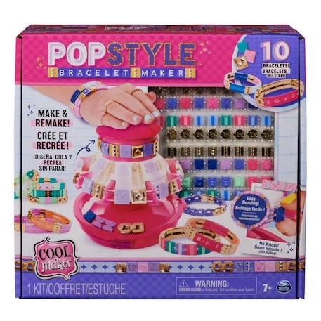 Machine à Bracelets Cool Maker - Jusqu'à 10 Bracelets - SPIN MASTER ROSE 6 - vertbaudet enfant 