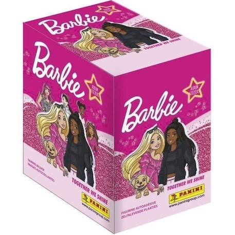 Stickers Barbie - Boîte de 36 pochettes de 5 stickers PANINI ROSE 1 - vertbaudet enfant 
