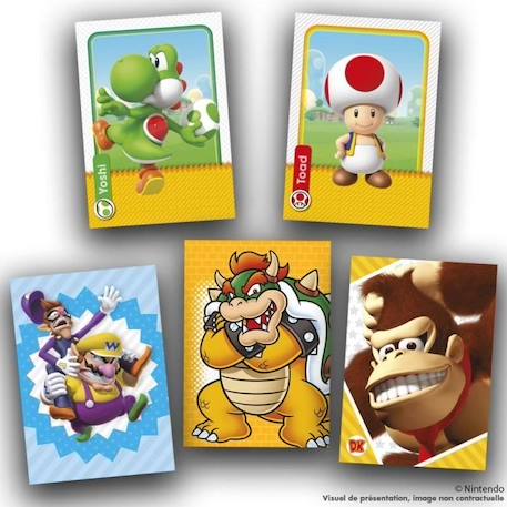 Jeu de cartes - PANINI - Super Mario Trading Cards - Collection de 252 cartes dont 18 en or et 18 en argent ORANGE 5 - vertbaudet enfant 
