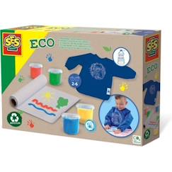 Jouet-Activités artistiques et musicales-Kit de peinture au doigt SES CREATIVE Eco - 100% recyclé pour bébé