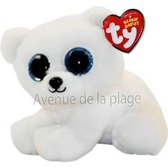 Jouet-Premier âge-Peluche Ty Beanie Boo's Ari l'ours polaire Multicolore