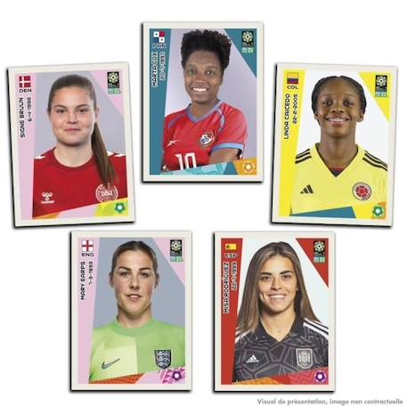 Boîte de 9 pochettes Coupe de monde féminine de la  FIFA 2023™ - PANINI BLANC 2 - vertbaudet enfant 