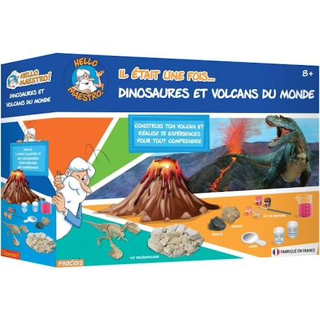 Dinosaures et volcans du monde - HELLO MAESTRO BLANC 3 - vertbaudet enfant 