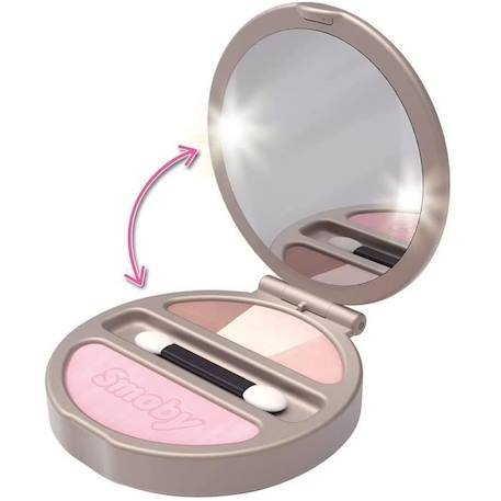 Smoby - My Beauty Powder Compact - Poudrier Factice Lumineux - Miroir - 320151 GRIS 1 - vertbaudet enfant 