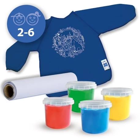 Kit de peinture au doigt SES CREATIVE Eco - 100% recyclé pour bébé GRIS 2 - vertbaudet enfant 