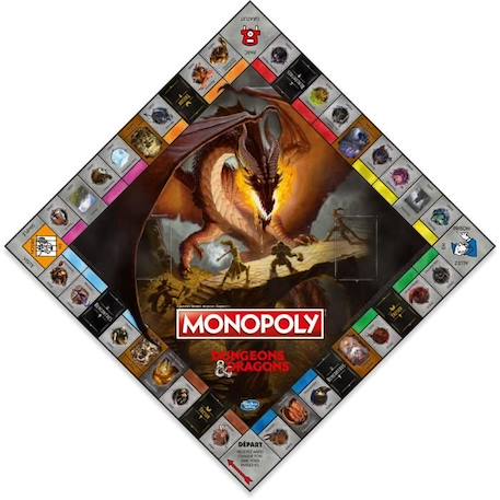 MONOPOLY - DUNGEONS & DRAGONS - Jeu de plateau ROUGE 2 - vertbaudet enfant 