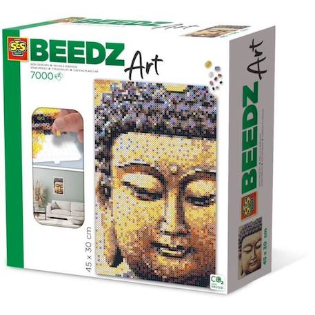 Kit Perles à Repasser Bouddha 7000 - SES CREATIVE - Enfant - Multicolore BLANC 1 - vertbaudet enfant 