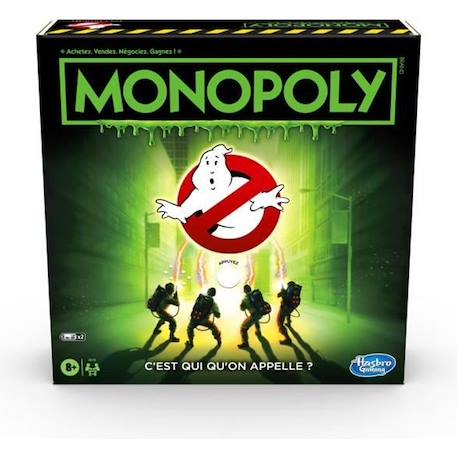 MONOPOLY - édition Ghostbusters S.O.S Fantômes pour enfants - dès 8 ans VERT 1 - vertbaudet enfant 