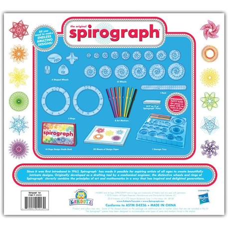 Spirograph - Coffret classique 30 pièces - Silverlit - Art et mathématiques - À partir de 8 ans ROUGE 3 - vertbaudet enfant 