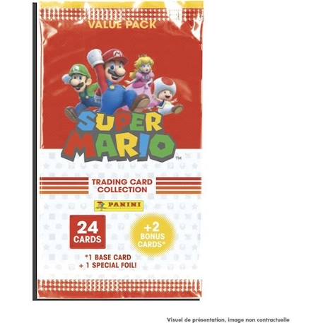 Jeu de cartes - PANINI - Super Mario Trading Cards - Collection de 252 cartes dont 18 en or et 18 en argent ORANGE 1 - vertbaudet enfant 