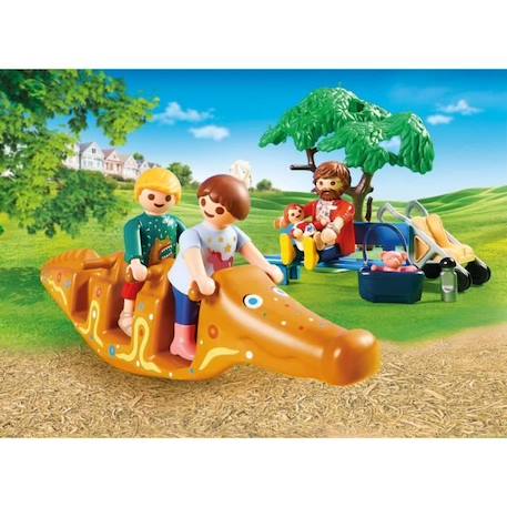 PLAYMOBIL - 70281 - Parc de jeux et enfants - City Life - Multicolore - Plastique MARRON 4 - vertbaudet enfant 