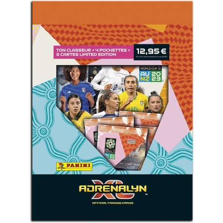 Starter pack Coupe de monde féminine de la FIFA 2023™ TCG ADRENALYN PANINI BLANC 1 - vertbaudet enfant 