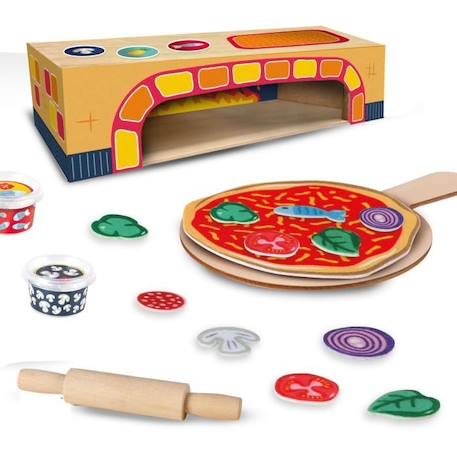 SES CREATIVE - Kit de jeu four à pizza ORANGE 3 - vertbaudet enfant 
