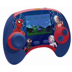 Jouet-Jeux vidéos et jeux d'arcade-Jeux vidéos-Console éducative bilingue Spider-Man avec écran LCD FR-EN