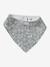 Lot 3 bavoirs bandanas en gaze de coton Bord de mer+Broceliande+Dans les bois+Hanoi+Hérisson+Hygge+lot renard+Mon coeur+Tanzanie 15 - vertbaudet enfant 