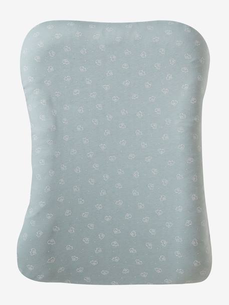 Lot de 3 housses matelas à langer bleu grisé 2 - vertbaudet enfant 