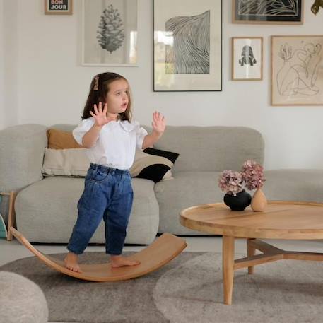 Planche d'équilibre et 10 cartes de yoga BEIGE 4 - vertbaudet enfant 