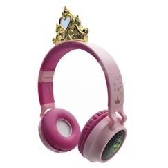-Casque Bluetooth Disney Princesses avec effets lumineux