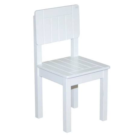 Chaise Enfant en bois - ROBA - 50875 - Hauteur d'assise 31 cm - Blanc laqué BLANC 1 - vertbaudet enfant 