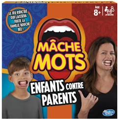 Jouet-Jeux de société-Mache-Mots - Hasbro Gaming - Enfants Contre Parents - Jeu de societe pour la famille - Jeu de plateau - Version francaise