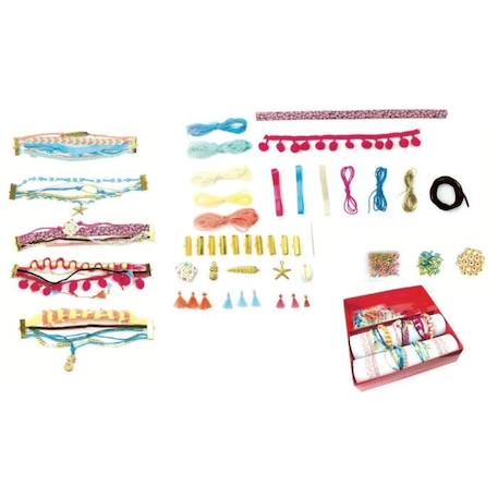 Bracelets Multi Rang - Sycomore - Grand Modèle - Loisirs créatifs enfants - Fille - Rose ROSE 3 - vertbaudet enfant 