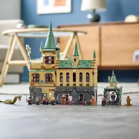 LEGO® 76389 Harry Potter™ La Chambre des Secrets de Poudlard Jouet Château avec Grande Salle + Figurine Edition 20ème Anniversaire GRIS 4 - vertbaudet enfant 