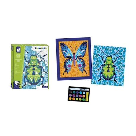 Kit Créatif - JANOD - Mysterix Peinture par Numéro Insectes - Loisir Créatif Enfant - 7 ans VERT 4 - vertbaudet enfant 