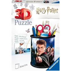 Jouet-Jeux éducatifs-Puzzles-Puzzle 3D Pot à crayons Harry Potter - Ravensburger - Sans colle - 54 pièces - Dès 6 ans