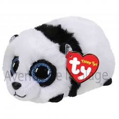 Jouet-Peluche - Teeny Ty - Bamboo le panda - Blanc - Taille S - Collectionnez les nouvelles peluches Ty