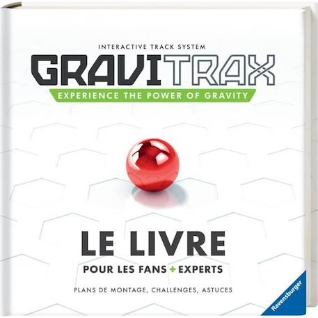 Livre GraviTrax - 110 pages d'astuces et défis - Jeu de construction STEM - Circuit de billes créatif - Ravensburger - dès 8 ans BLANC 1 - vertbaudet enfant 