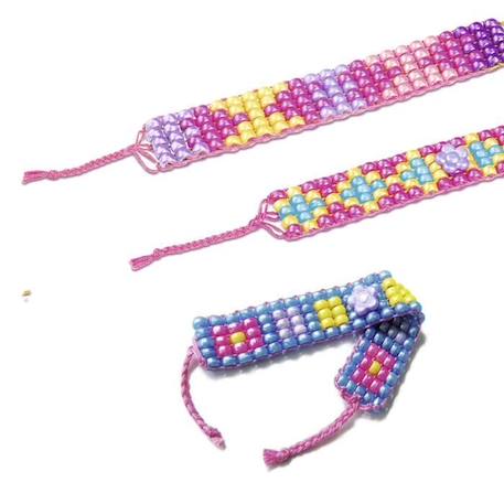 Métier à tisser les perles - Ravensburger - Fille - Coffret complet création bracelets DIY - Dès 5 ans ROSE 3 - vertbaudet enfant 