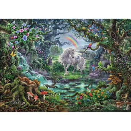 Escape puzzle - La licorne - Ravensburger - Puzzle fantastique de 759 pièces pour enfants à partir de 12 ans BLEU 2 - vertbaudet enfant 