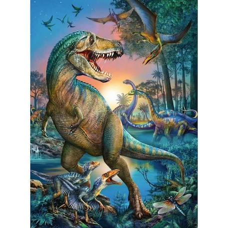 Puzzle Animaux - Ravensburger - Le dinosaure géant - 150 pièces - Vert - Mixte VERT 1 - vertbaudet enfant 