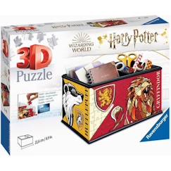 -Puzzle 3D Boite de rangement Harry Potter - Ravensburger - 216 pièces - Sans colle - Dès 8 ans